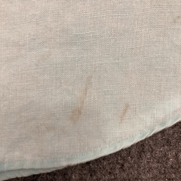 Ralph Lauren Men's 100% Linen Shirt Sz XL Button Down Teal - Picture 9 of 11